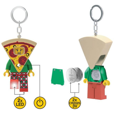 LEGO svítící klíčenka - Iconic Pizza