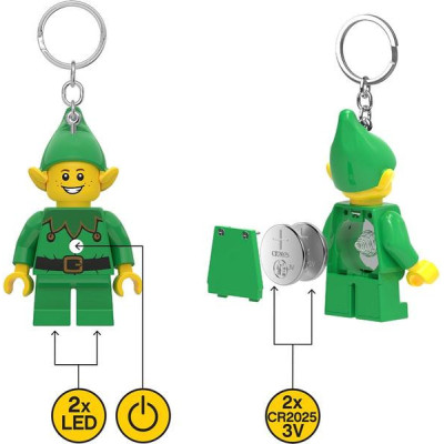 LEGO svítící klíčenka - Iconic Elf