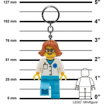 LEGO svítící klíčenka - Iconic Doktorka