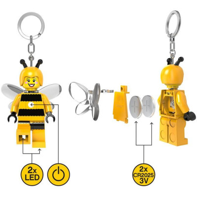 LEGO svítící klíčenka - Čmeláčí dívka