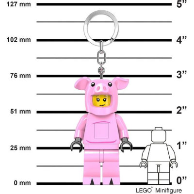LEGO svítící klíčenka - Prasátko