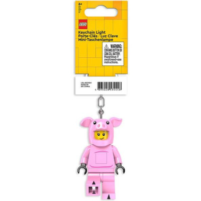 LEGO svítící klíčenka - Prasátko