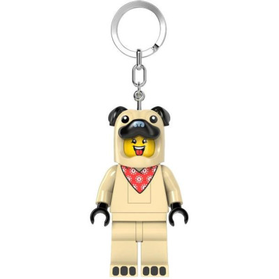 LEGO svítící klíčenka - Mopsík