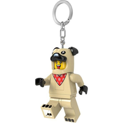 LEGO svítící klíčenka - Mopsík