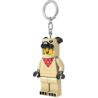 LEGO svítící klíčenka - Mopsík