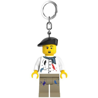 LEGO svítící klíčenka - Malíř