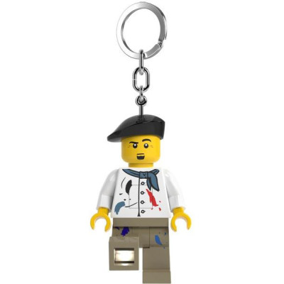 LEGO svítící klíčenka - Malíř
