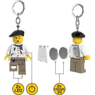 LEGO svítící klíčenka - Malíř