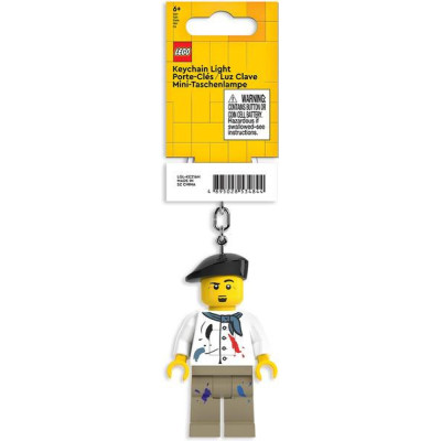 LEGO svítící klíčenka - Malíř