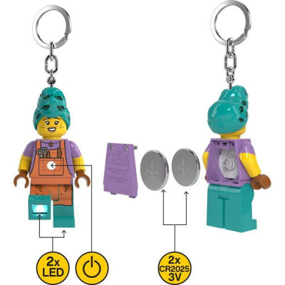 LEGO svítící klíčenka - Hrnčířka