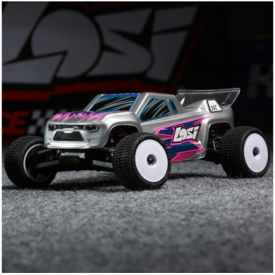 Losi Micro-T 1:28 RTR stříbrná