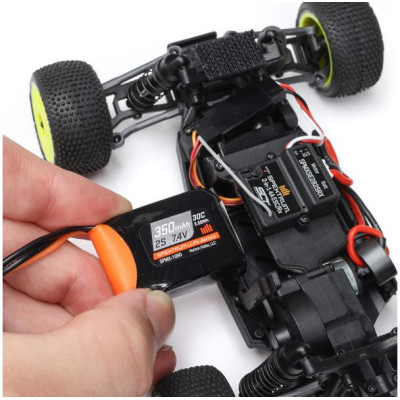 Losi Micro-T 1:28 RTR stříbrná