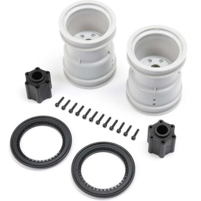 Losi kerék 2.6", beadlock gyűrű fekete (2): LMT 2.0