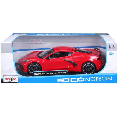 Maisto Chevrolet Corvette Stingray 2020 1:18 červená