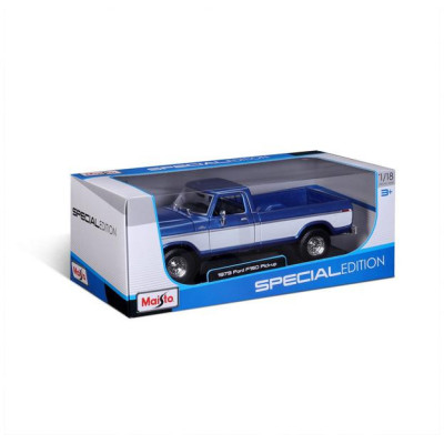 Maisto Ford F150 Pick-up 1979 1:18 modrá metalíza