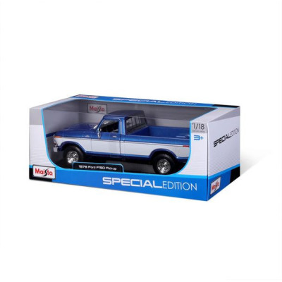 Maisto Ford F150 Pick-up 1979 1:18 modrá metalíza