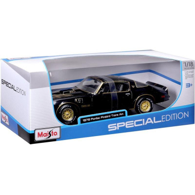 Maisto Pontiac Firebird Trans AM 1978 1:18 černá metalíza
