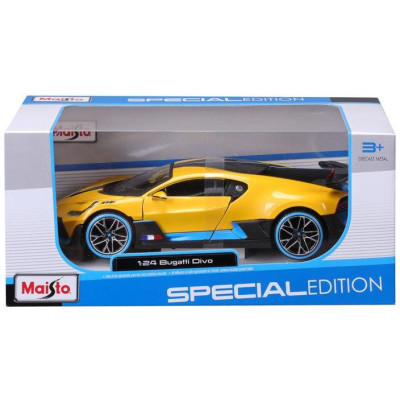 Maisto Bugatti Divo 1:24 žlutá