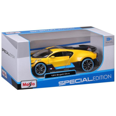 Maisto Bugatti Divo 1:24 žlutá