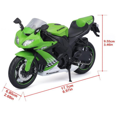 Maisto Kawasaki Ninja ZX-10R 1:12 se stojánkem