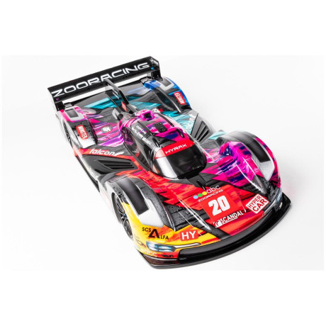Karosszéria átlátszó Hyrax 190mm Hyper Car - 0.7mm