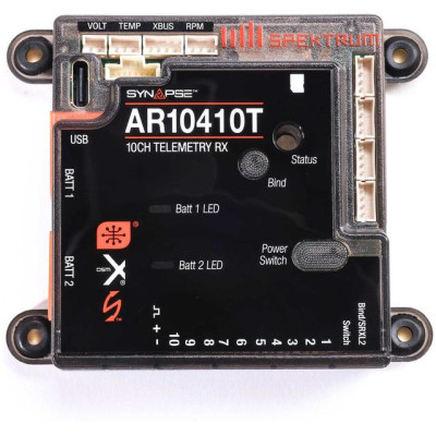 Spektrum přijímač AR10410T 10CH PowerSafe s telemetrií
