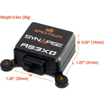 Spektrum stabilizace Synapse AS3X+/SAFE
