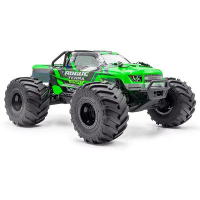 ROGUE TERRA SPORT RTR Brushless Monster Truck 4WD (15kg servo), zelená + aku a nabíječ