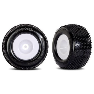 Traxxas kerék 2.1/2.6", fehér tárcsa, Response Pro gumik (2)