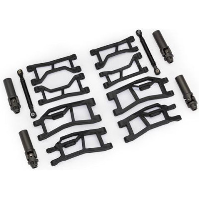 Traxxas Mini Wide Maxx kerékfelfüggesztés szett fekete