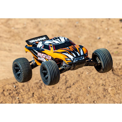 Traxxas Rustler 1:10 HD RTR oranžový