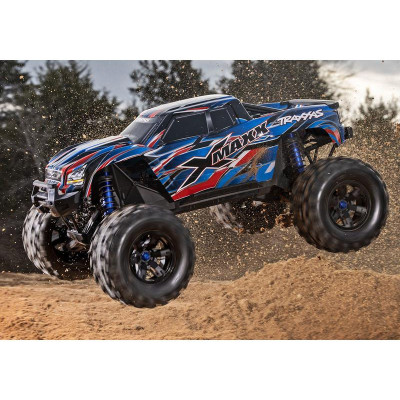 Traxxas X-Maxx 8S Belted 1:5 4WD RTR modrý