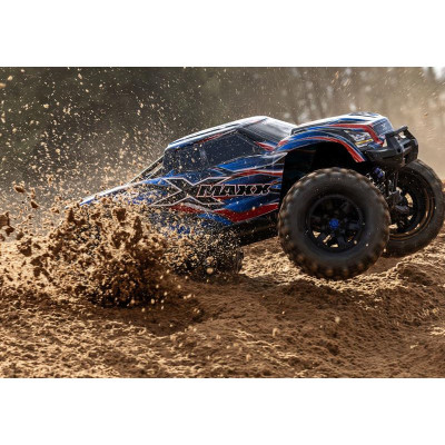 Traxxas X-Maxx 8S Belted 1:5 4WD RTR modrý