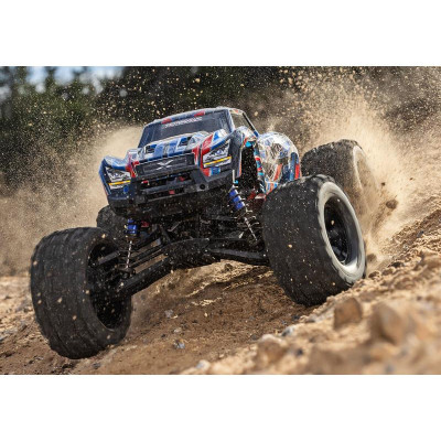 Traxxas X-Maxx 8S Belted 1:5 4WD RTR modrý