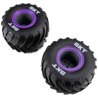 Losi kolo s pneu MT, beadlock fialový (2): Mini LMT