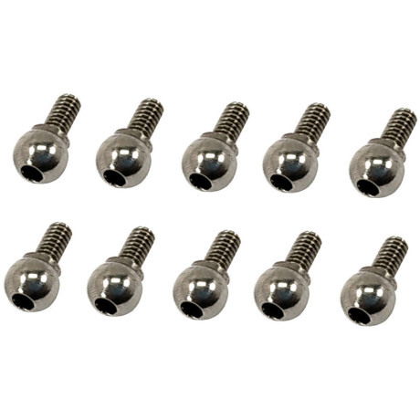 Golyóscsap 4mm, csavarral M2x3mm (10)