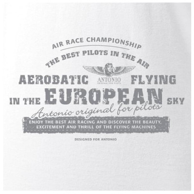 Antonio Live & Fly - Póló Aerobatica fehér S