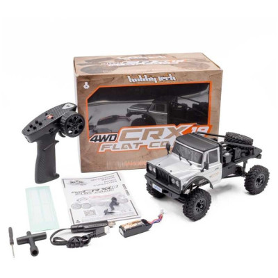RTR HOBBYTECH CRX18 Truck Trial 1/18, 4wd, Honcho változat, - ezüst