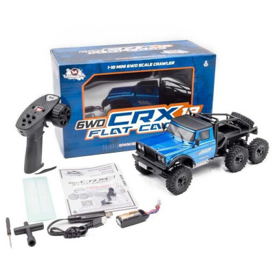 RTR HOBBYTECH CRX18 Truck Trial 1/18, 6wd, rövid változat, - kék