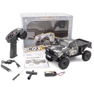 RTR HOBBYTECH CRX18 lánctalpas 1/18, 4wd, - szürke