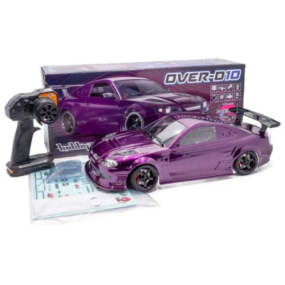 1/10 Drift OVER-D10 RWD RTR autó + akkumulátor és töltő