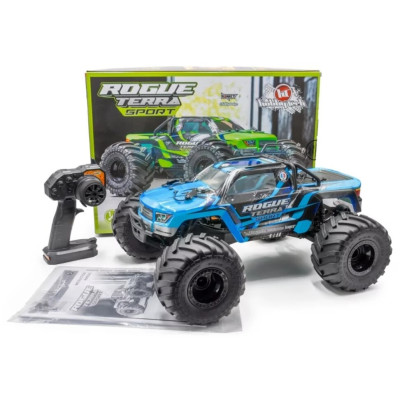 ROGUE TERRA SPORT RTR Brushless Monster Truck 4WD, kék