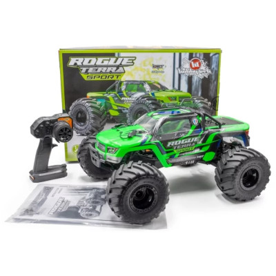 ROGUE TERRA SPORT RTR Brushless Monster Truck 4WD, zöld