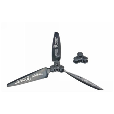Graupner RADIUS Prop 10x5 3-lapátos hátrahajló légcsavar (1db) - balos