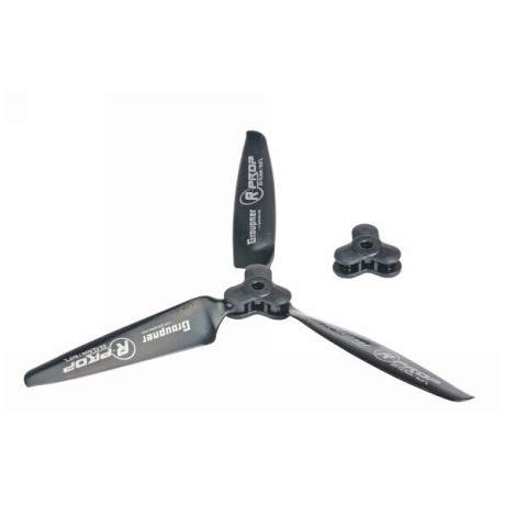 Graupner RADIUS Prop 9x5 3-lapátos hátrahajló légcsavar (1db) - balos