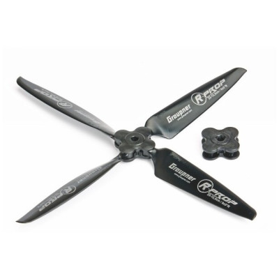 Graupner RADIUS Prop 10x5 4-lapátos hátrahajló légcsavar (1 db) - jobbos