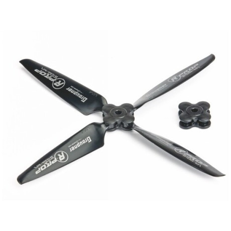 Graupner RADIUS Prop 9x5 4-lapátos hátrahajló légcsavar (1 db) - balos