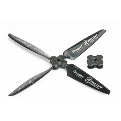 Graupner RADIUS Prop 9x5 4-lapátos hátrahajló légcsavar (1 db) - jobbos