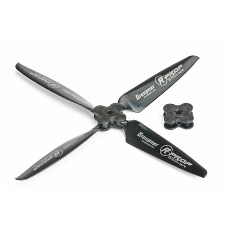 Graupner RADIUS Prop 9x5 4-lapátos hátrahajló légcsavar (1 db) - jobbos