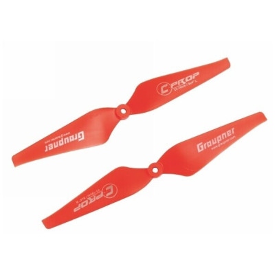 Graupner COPTER Prop 10x4 légcsavar (2 db) - piros